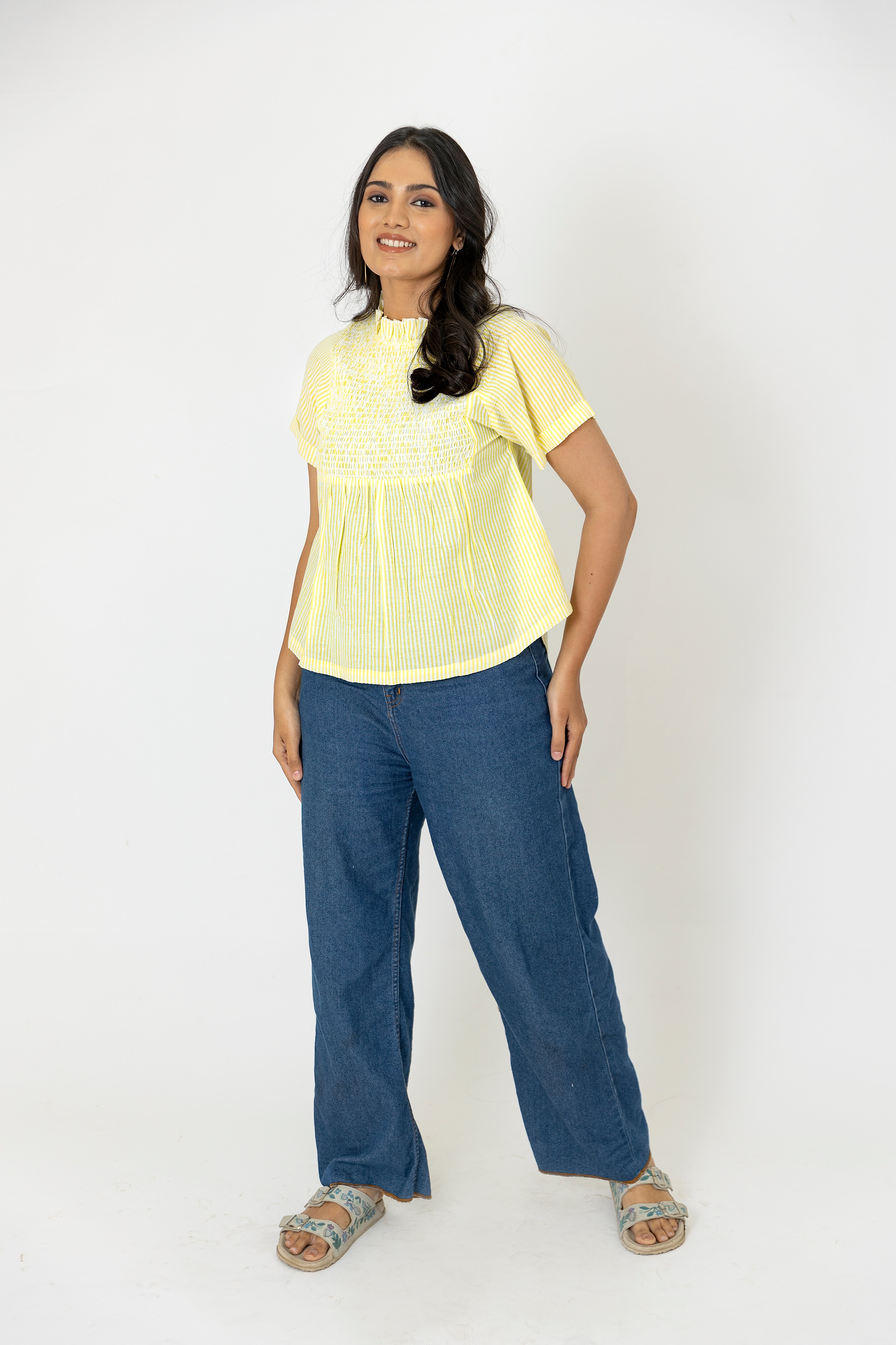 Yellow Smock Top