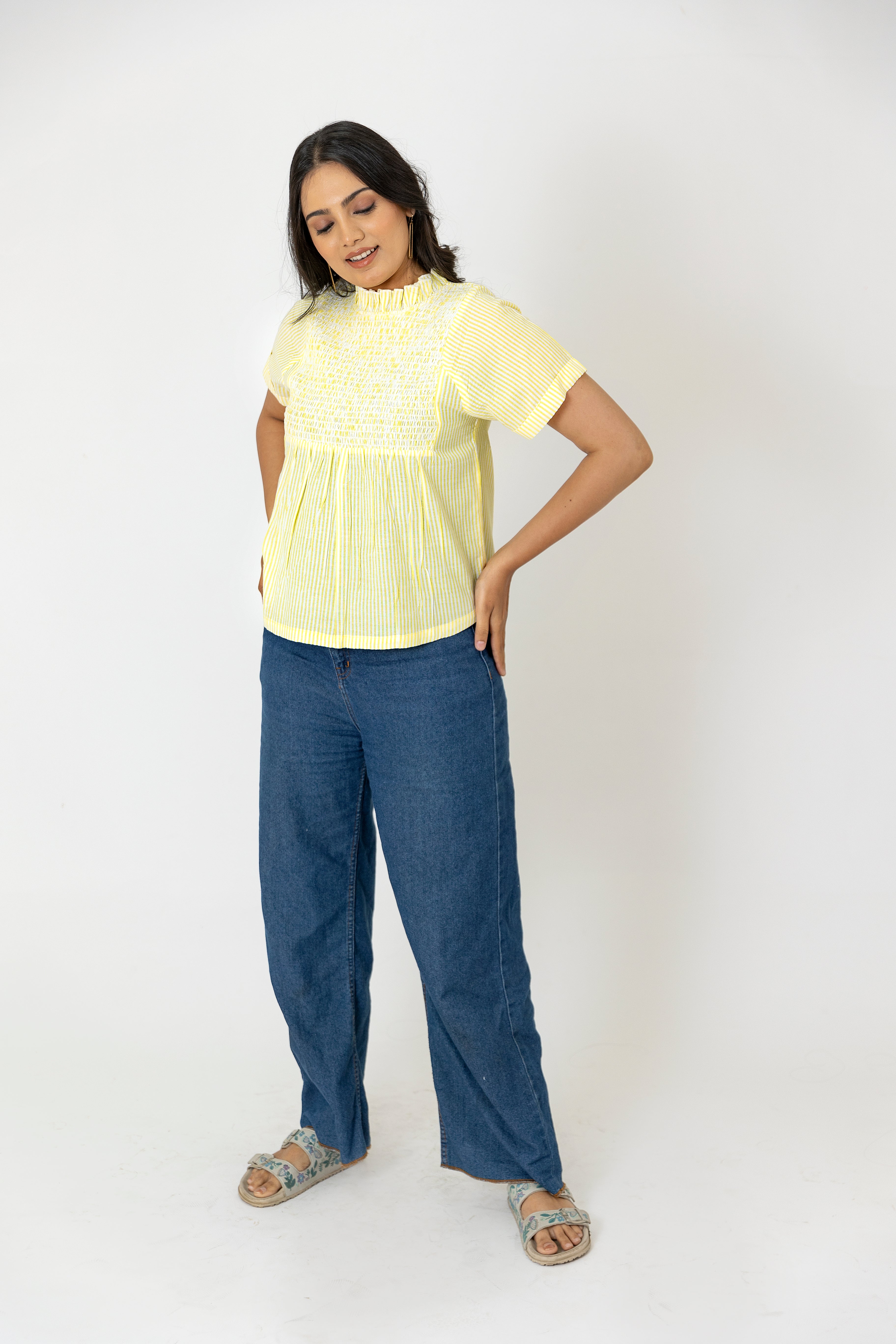 Yellow Smock Top