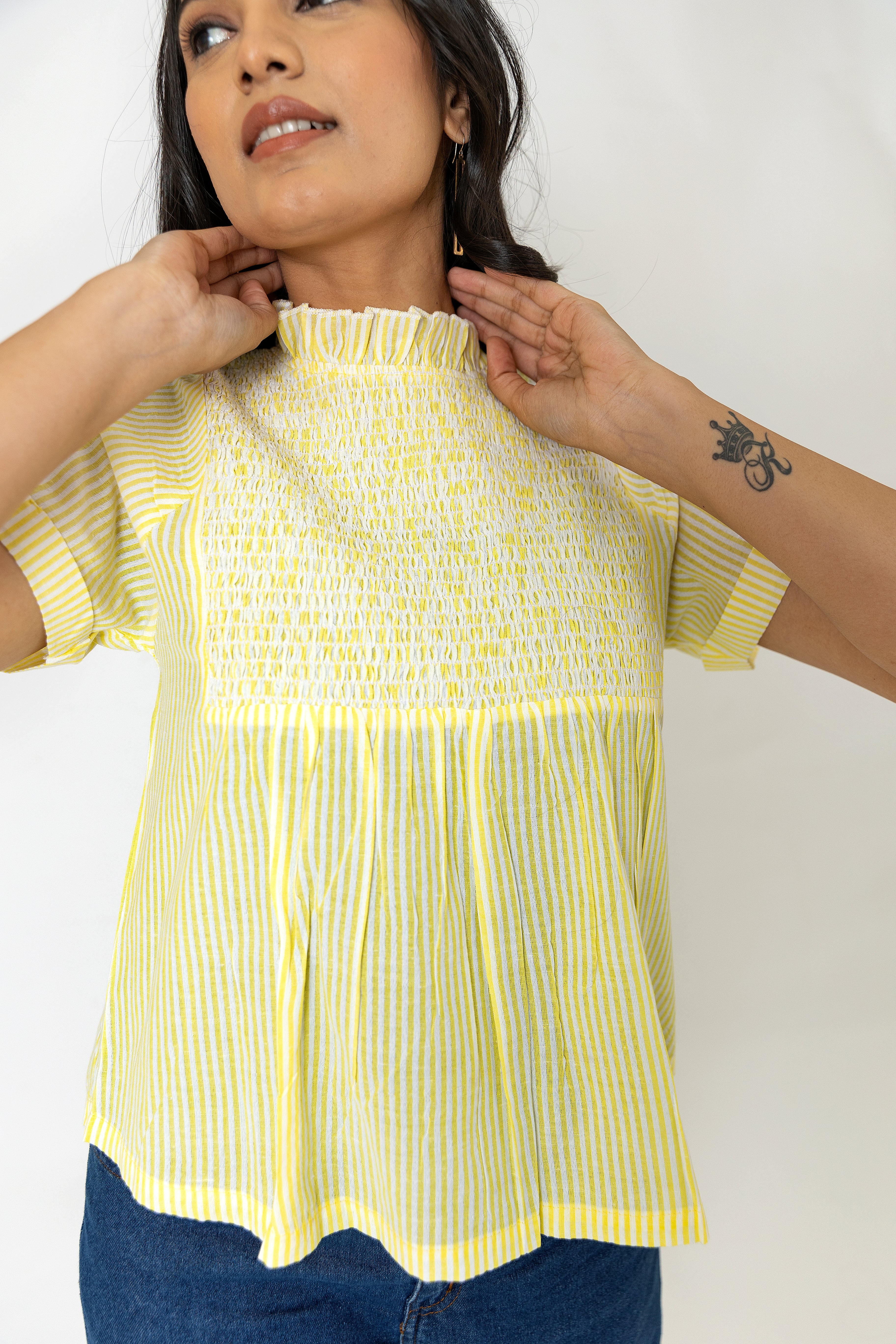 Yellow Smock Top