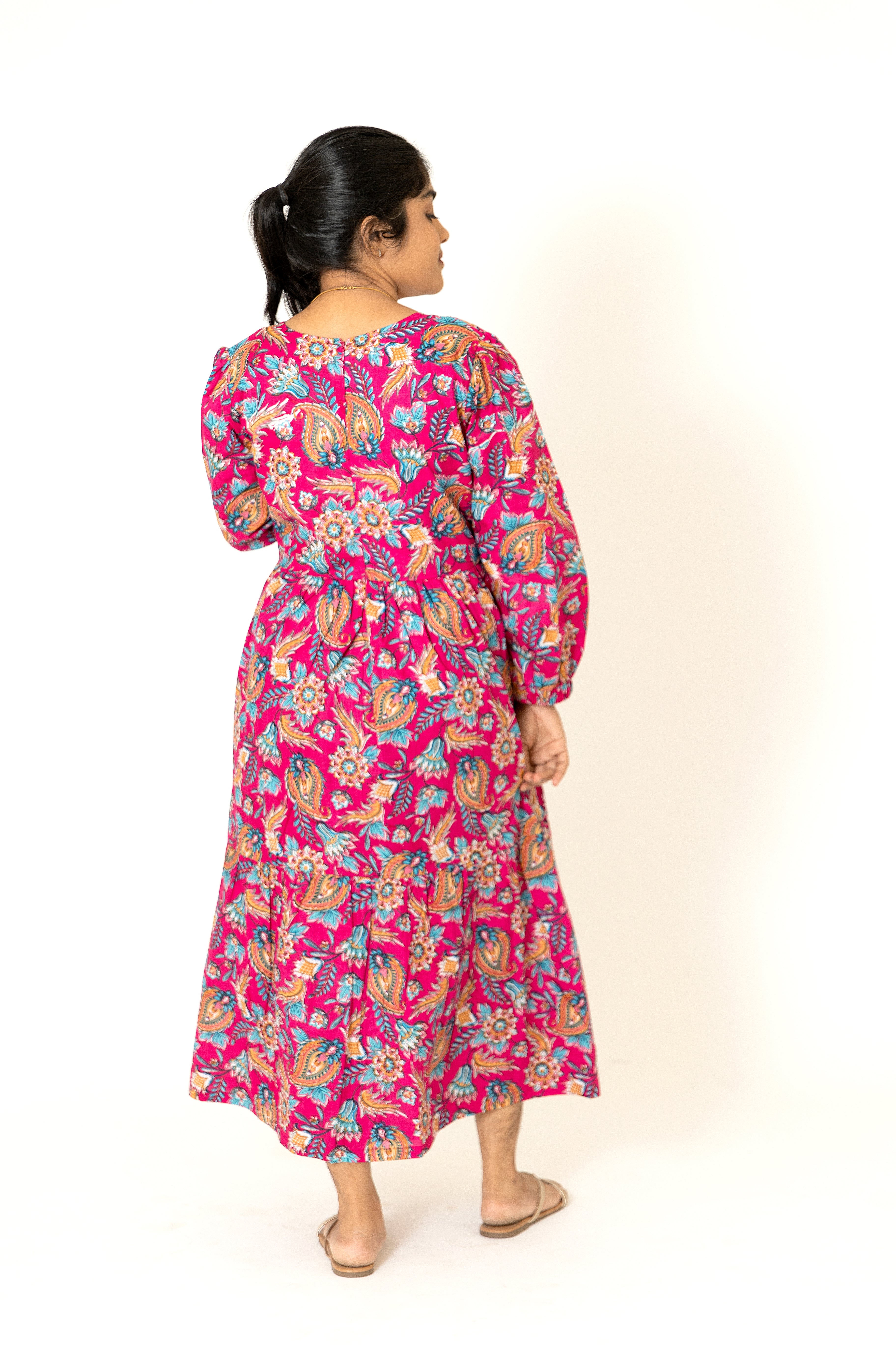 Pink Mango Dress - Maternity Wear