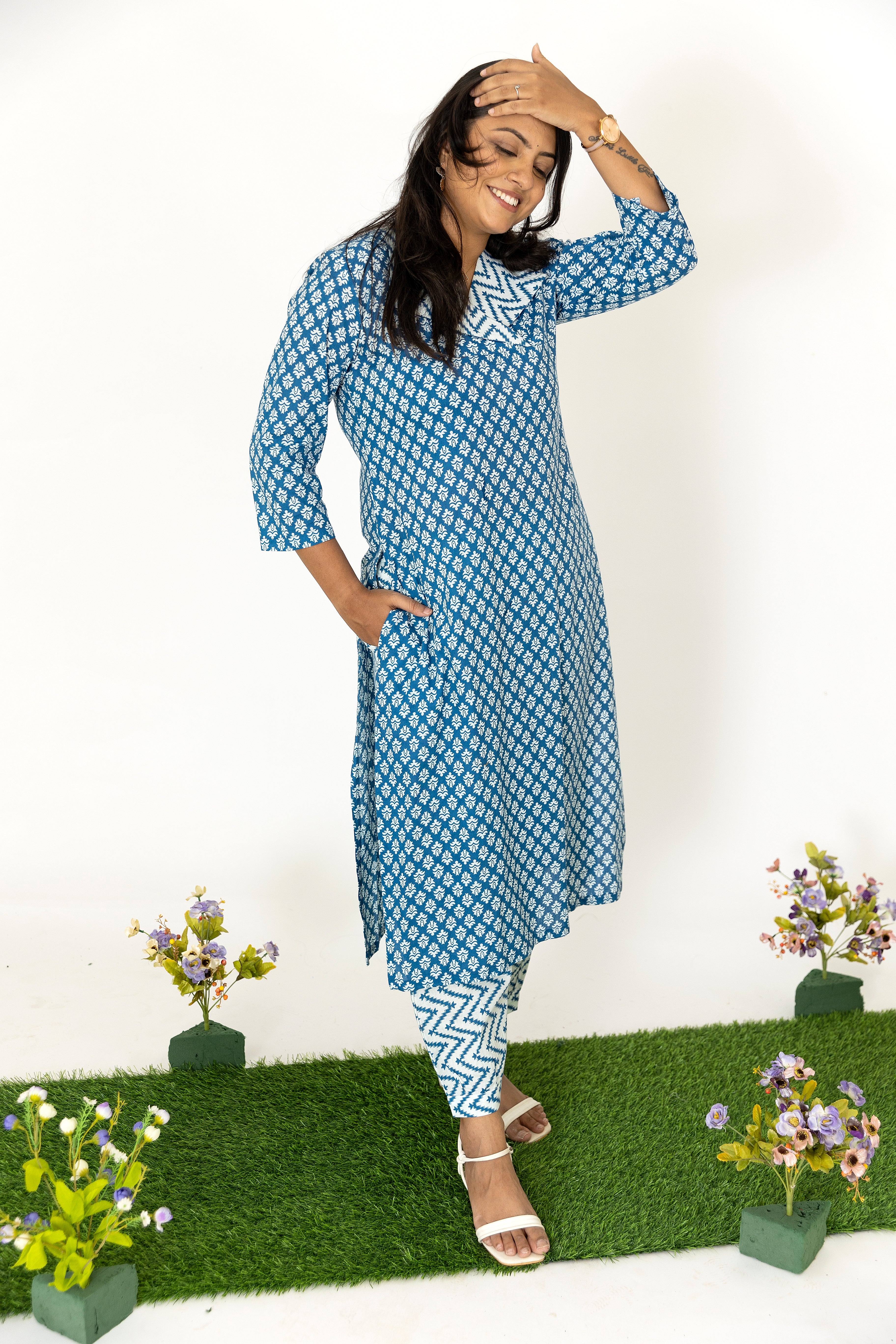 Blue Collar Suit Set