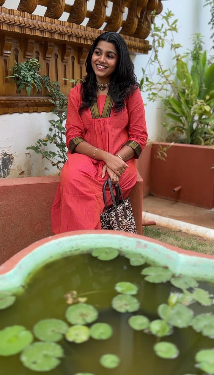 Red Ethnic Suit