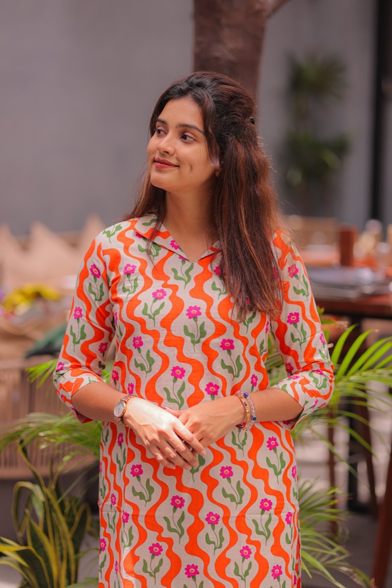 Orange kurti