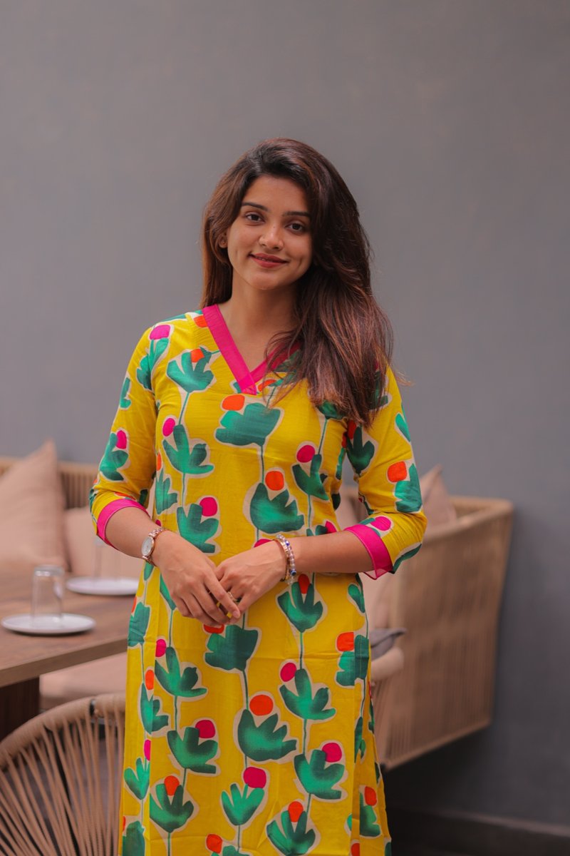 Yellow kurti