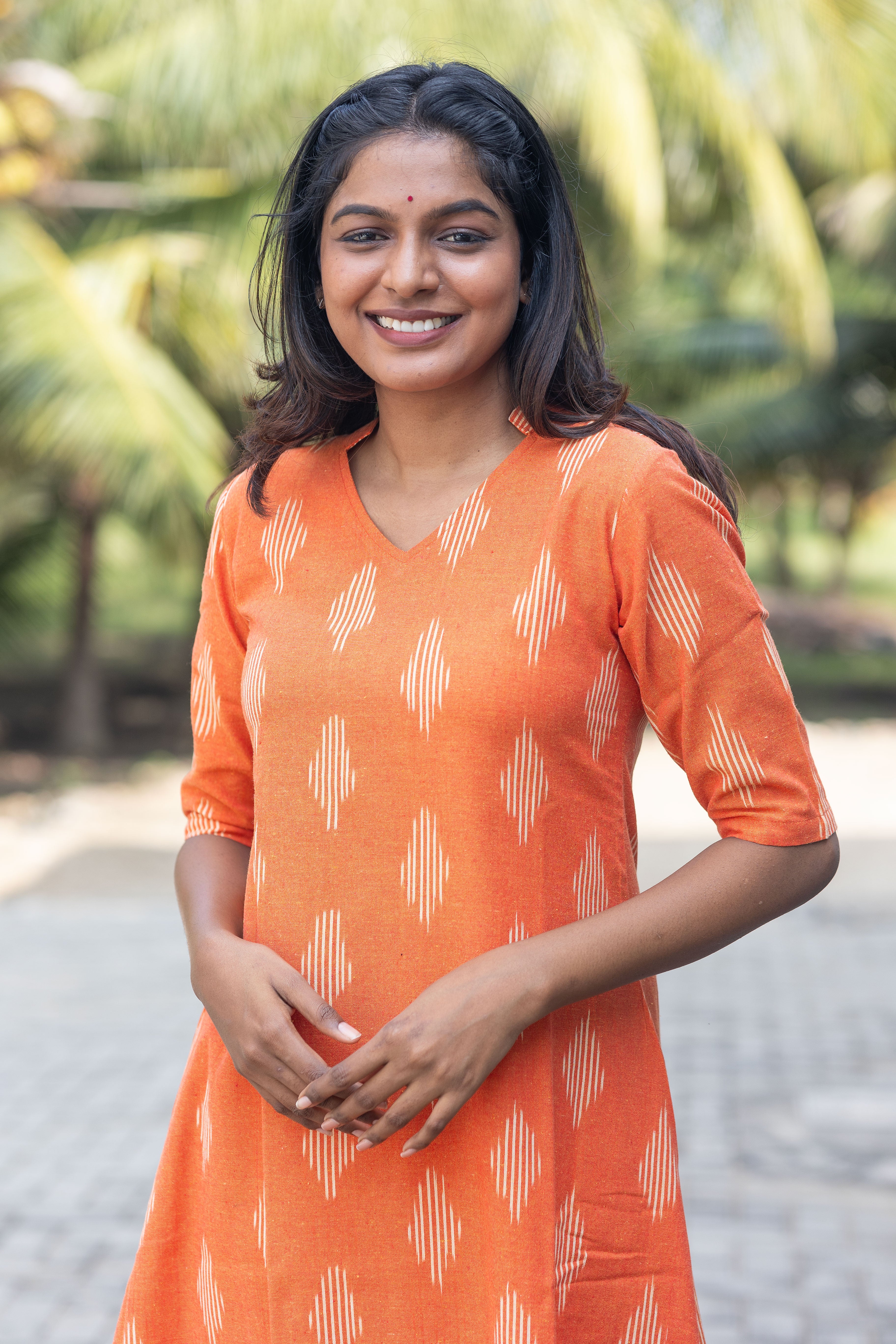 Orange mittai co-ords