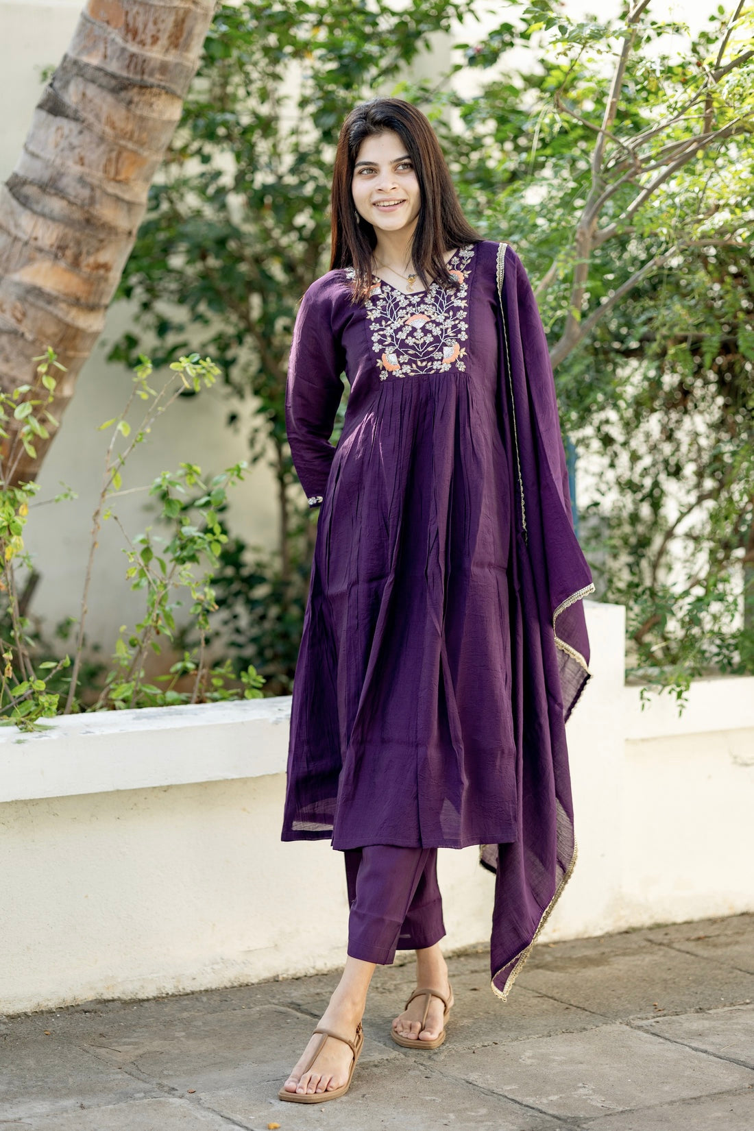 Purple embellishment