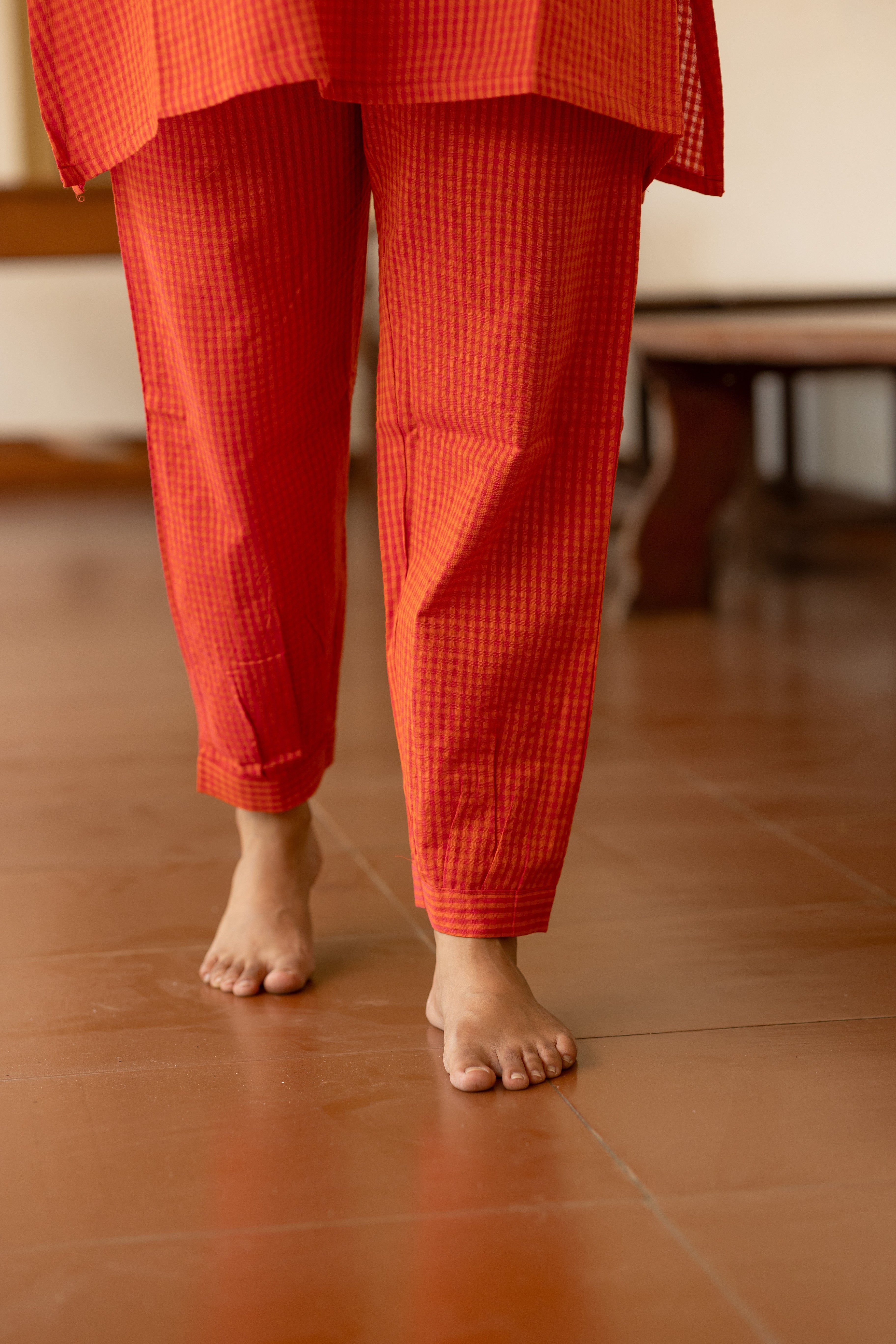 Orange checks