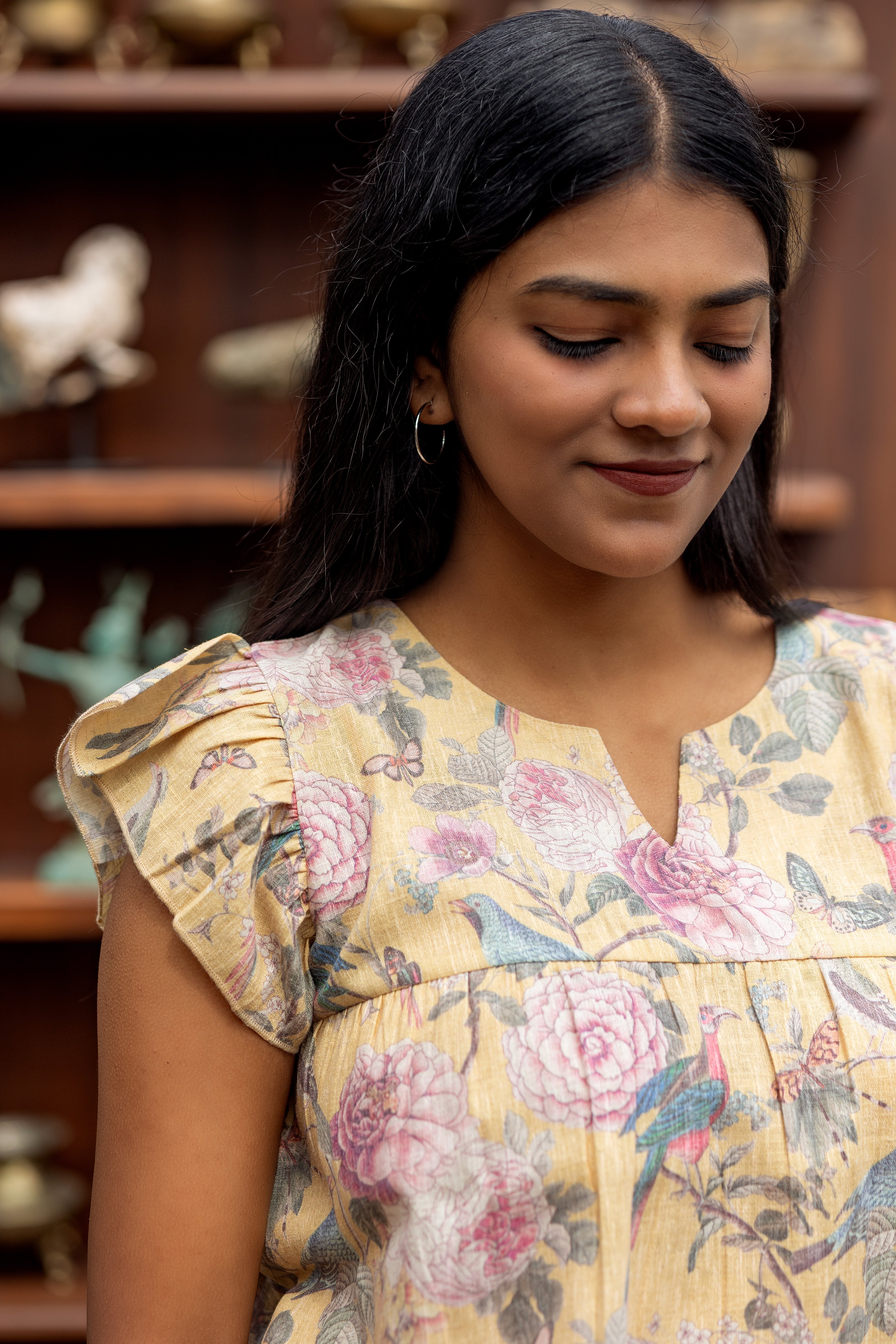 Sunflower muse top