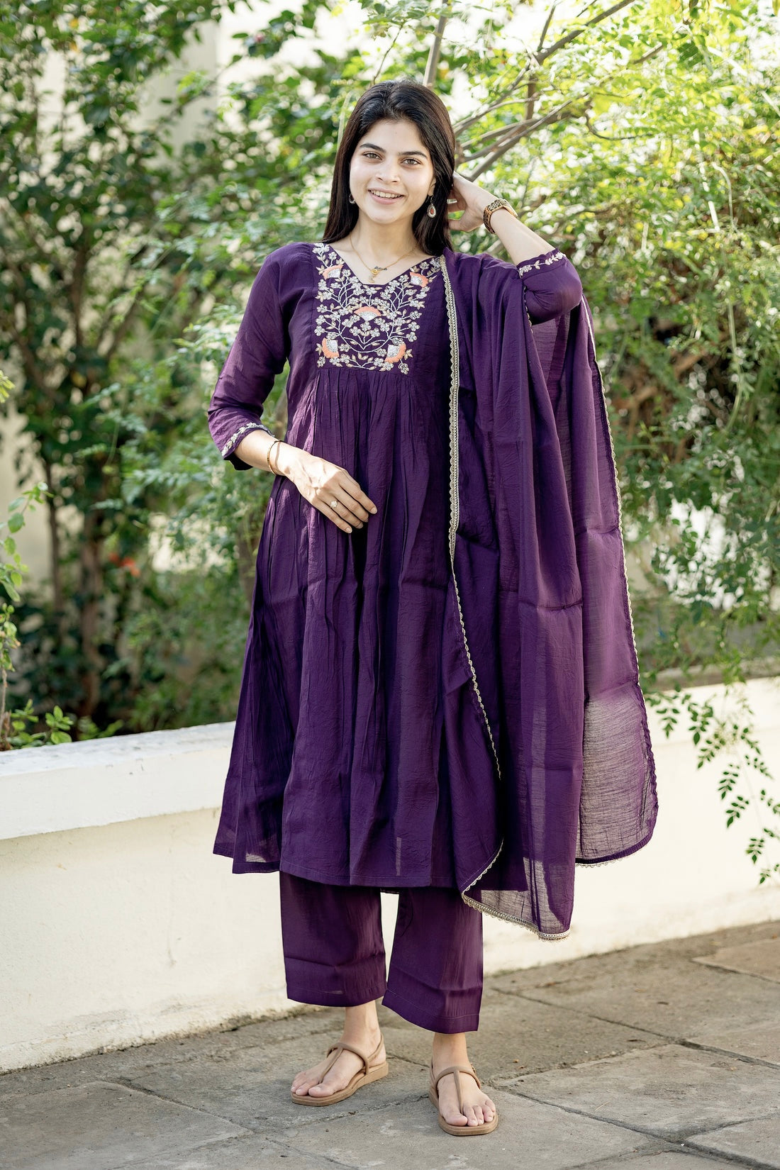 Purple embellishment