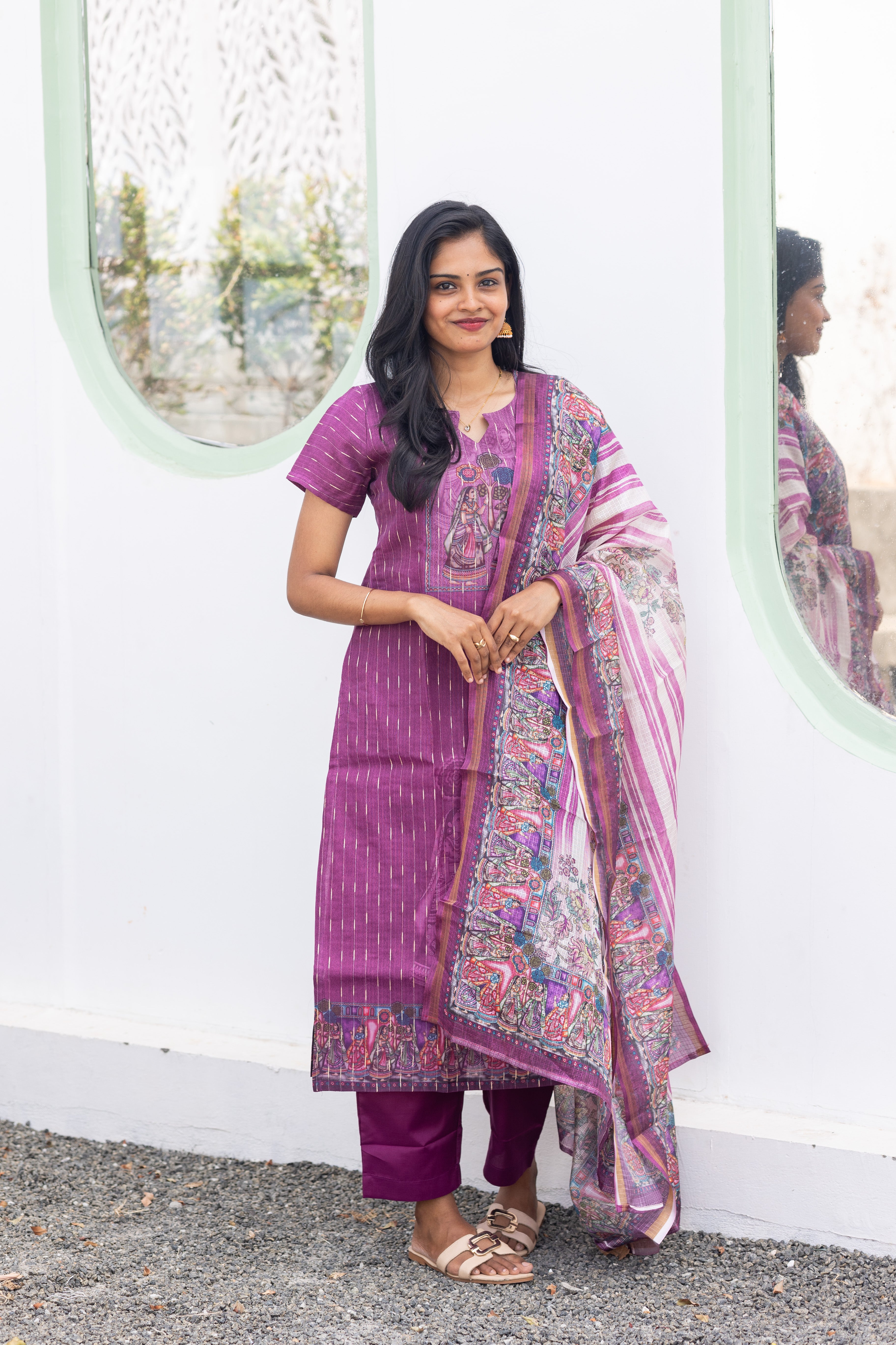 Plum madhubani