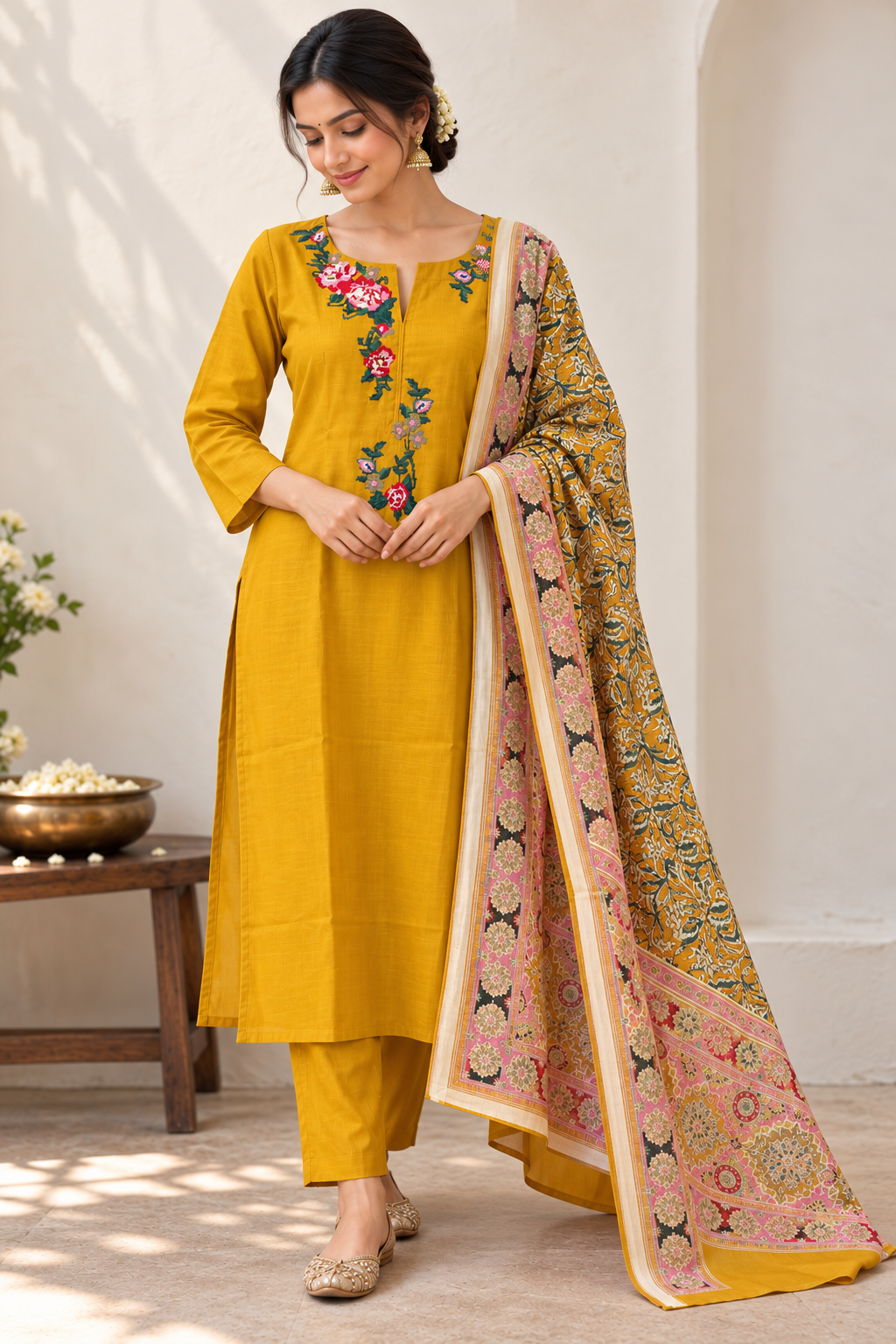 Yellow florals