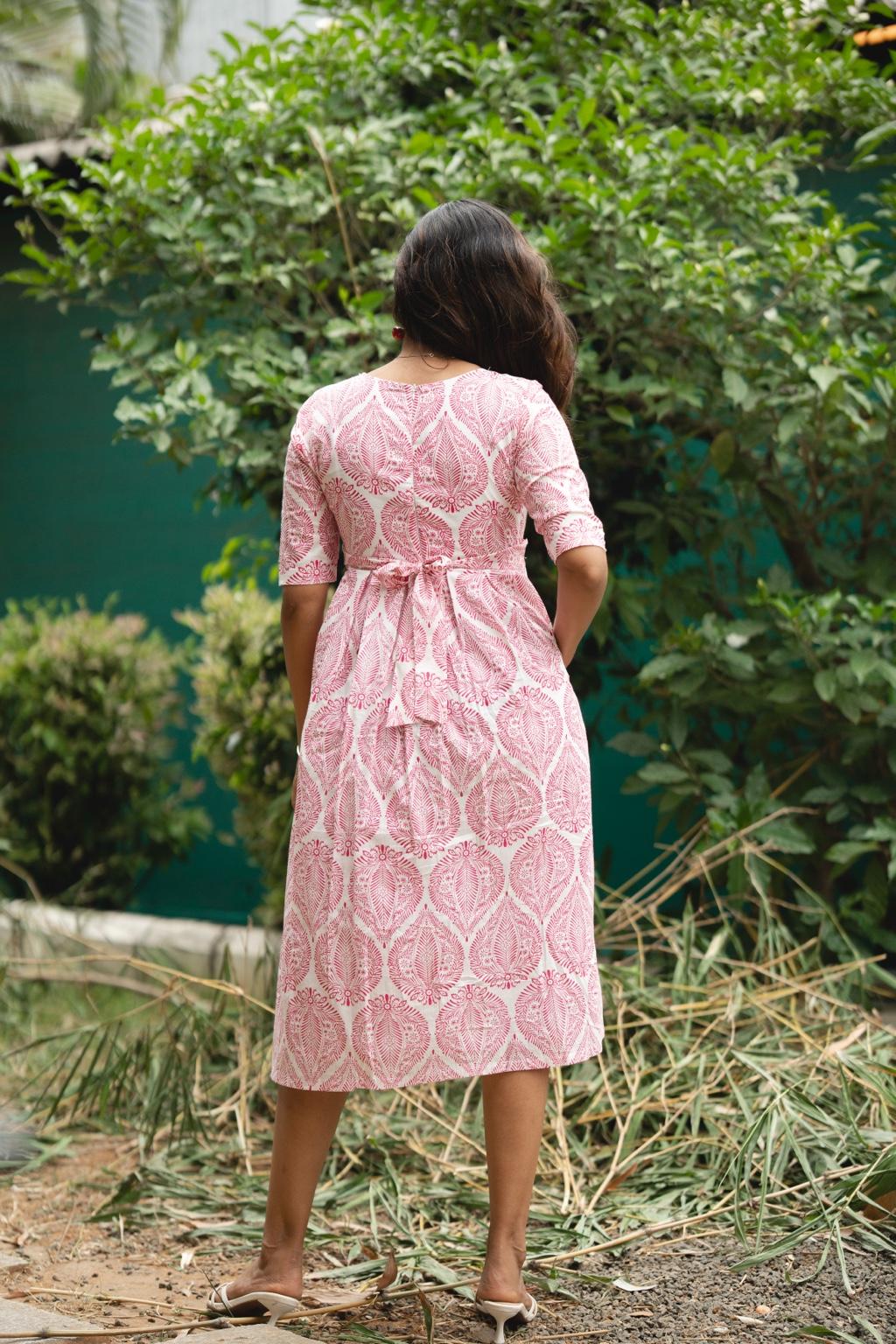 Pink Motif Dress