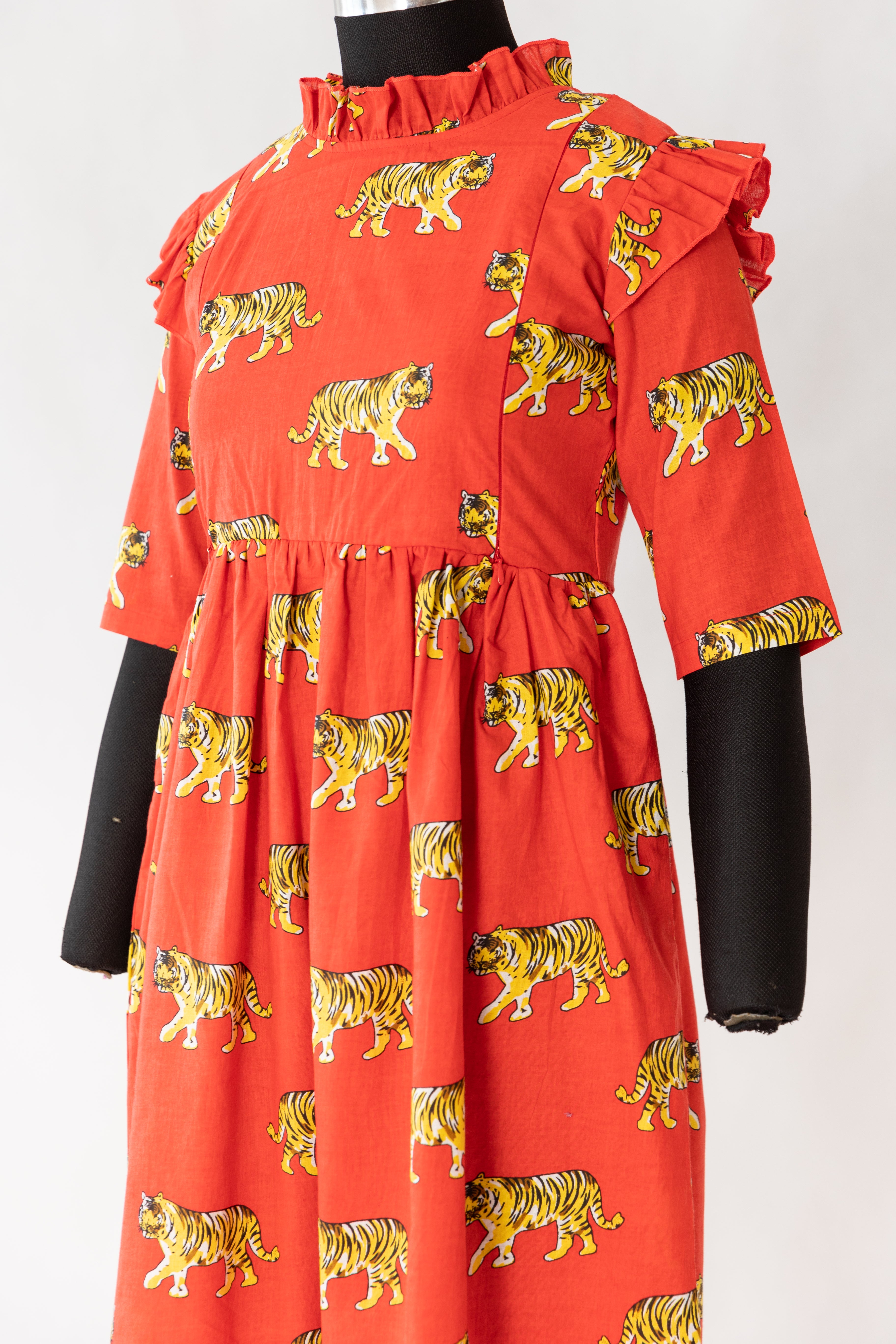 Majestic Tiger Dress - Maternity wear