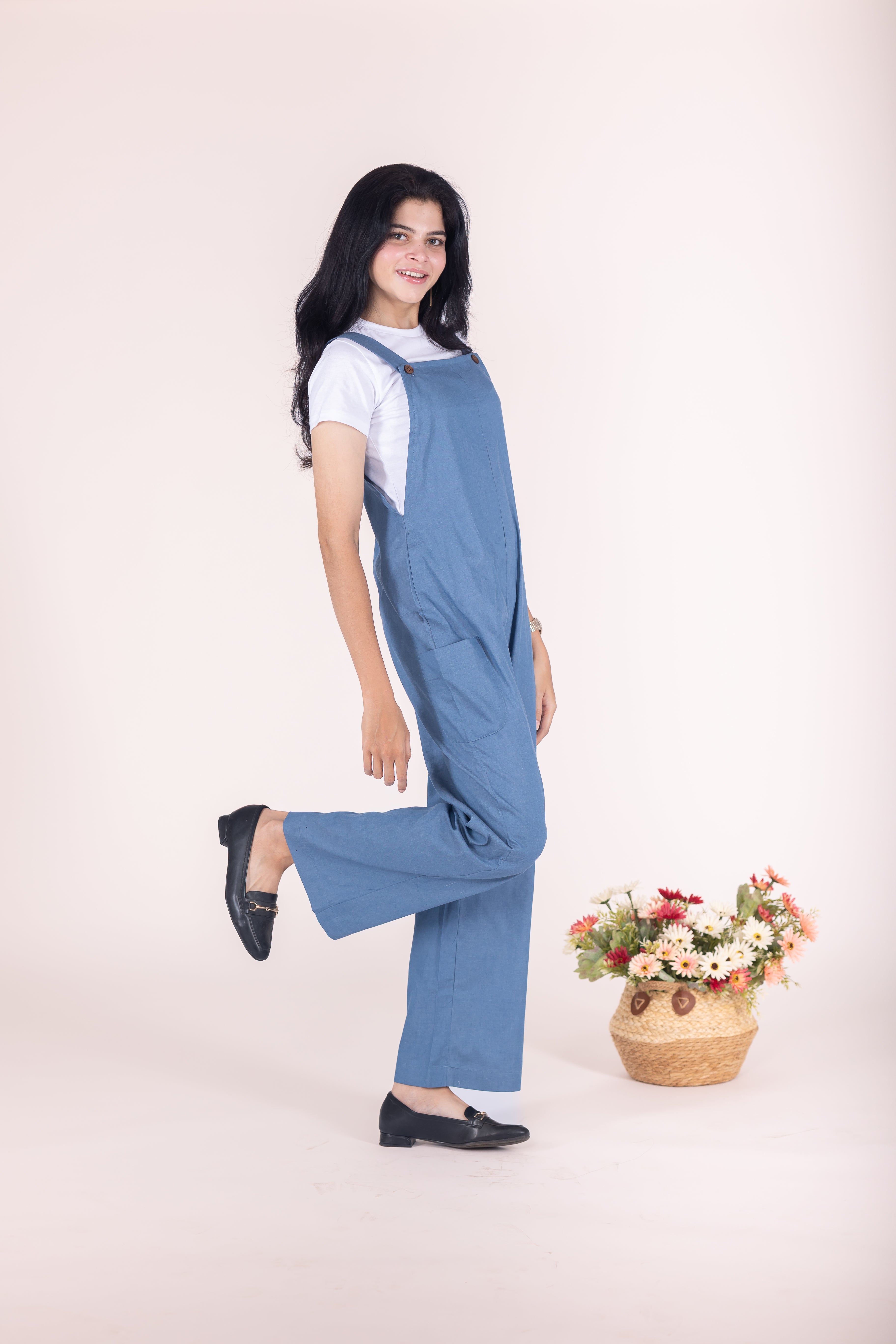 Blue dungaree