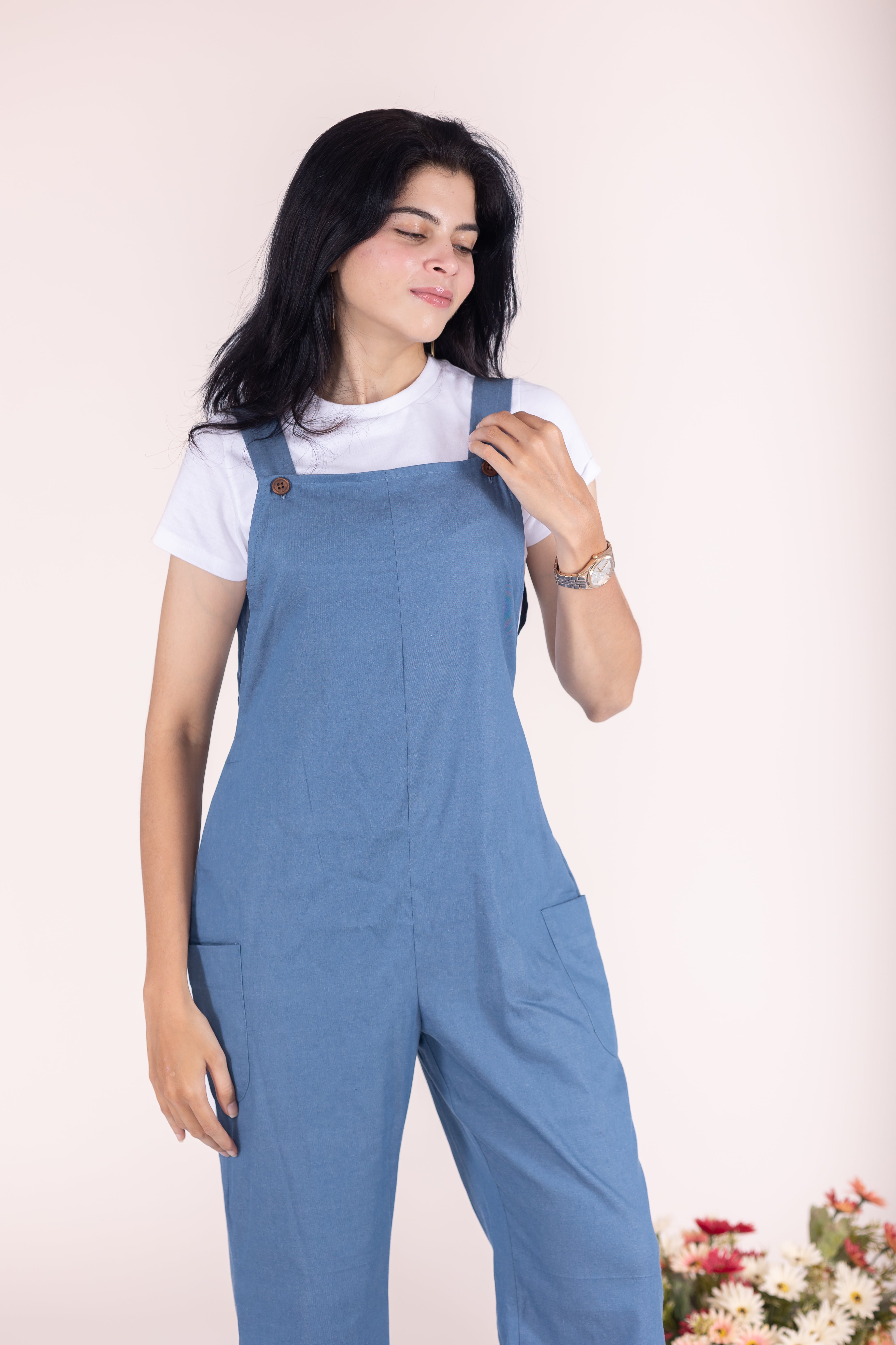Blue dungaree