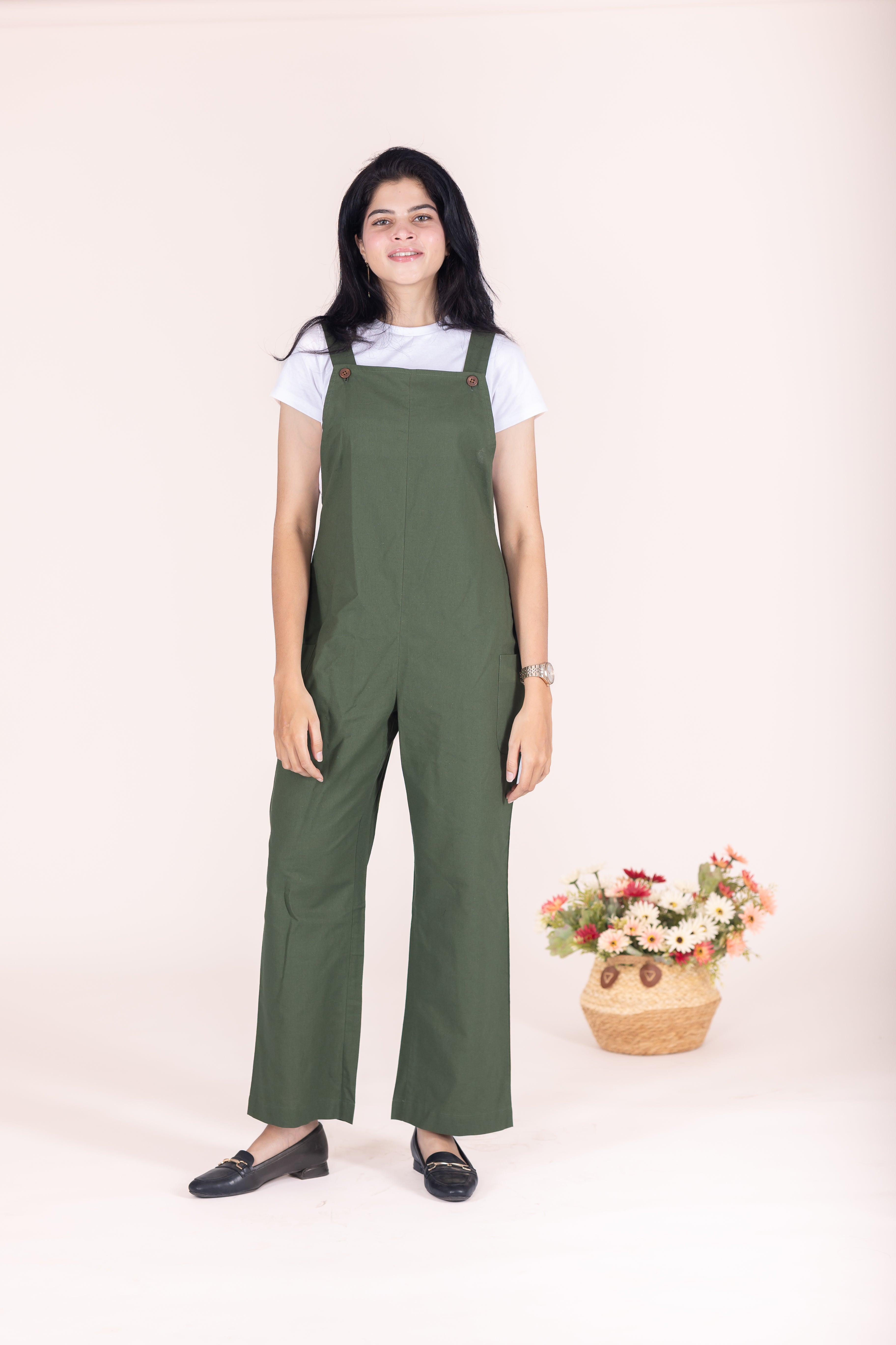 Olive dungaree