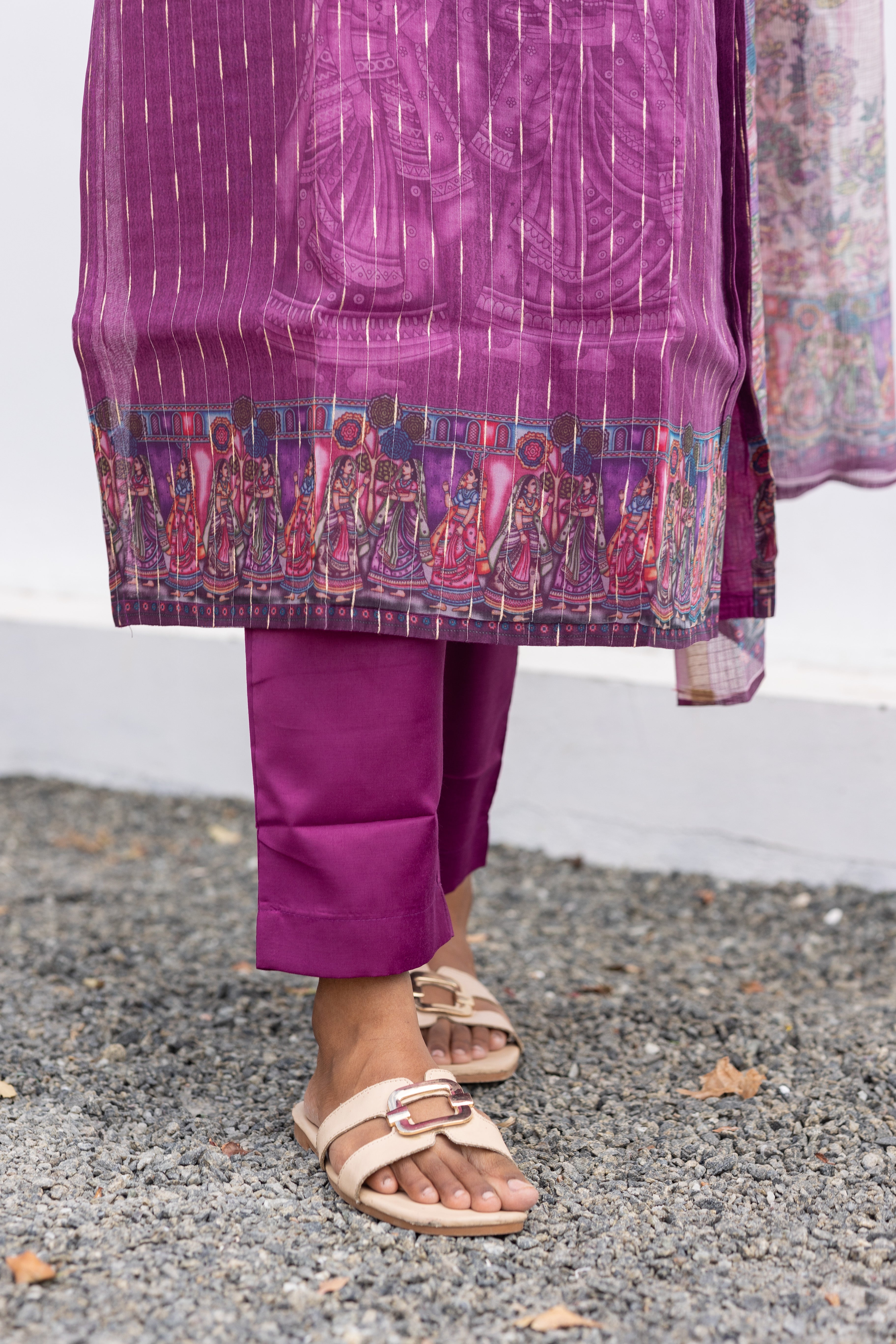 Plum madhubani