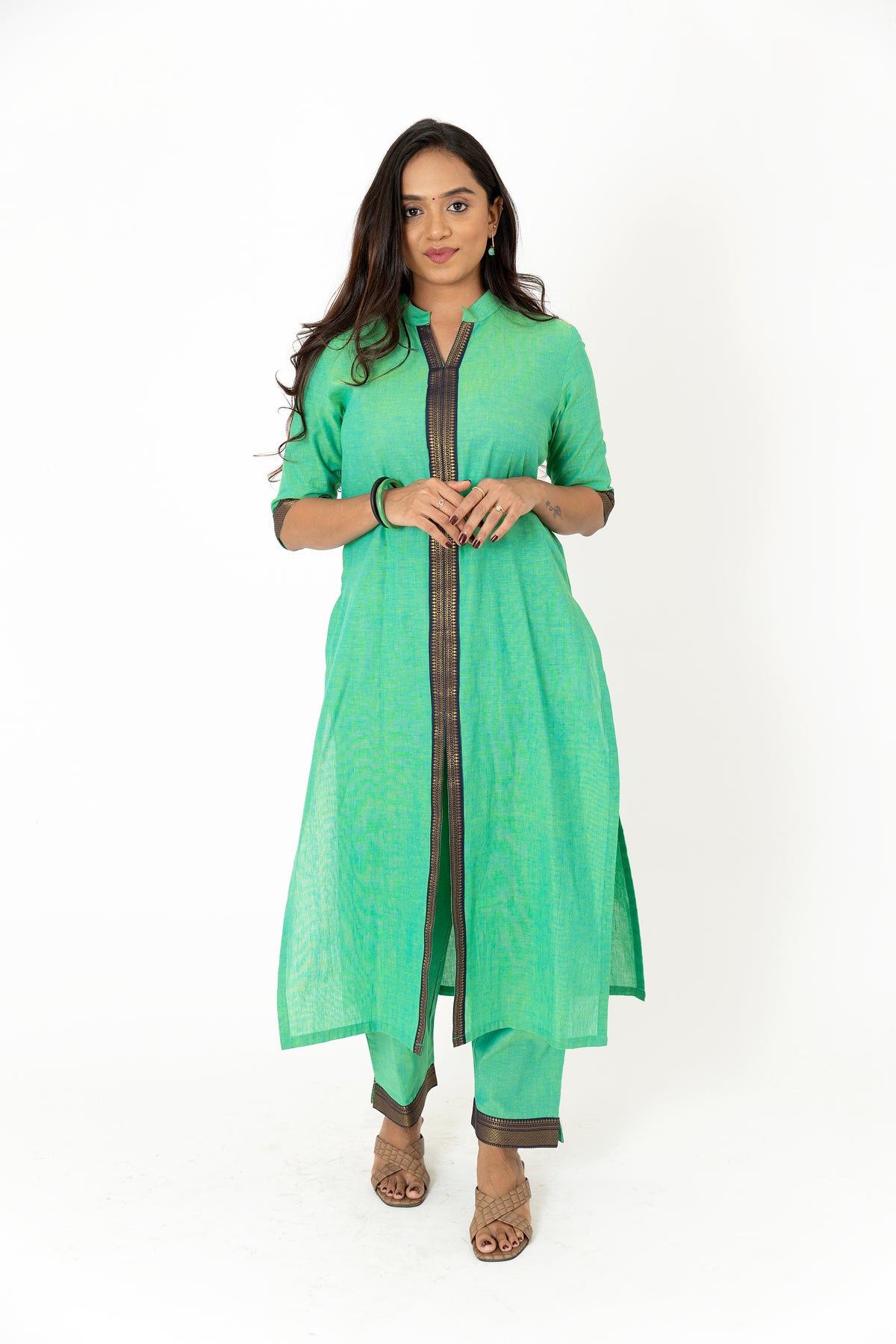 Parrot Green Suit Set