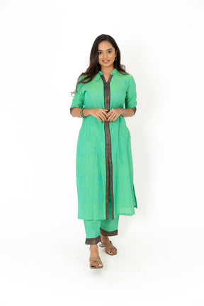 Parrot Green Suit Set