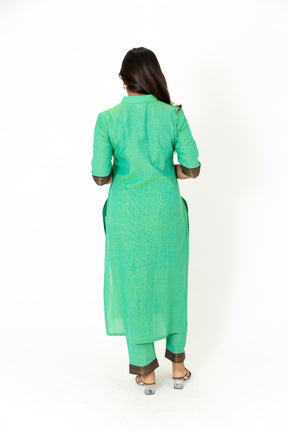 Parrot Green Suit Set