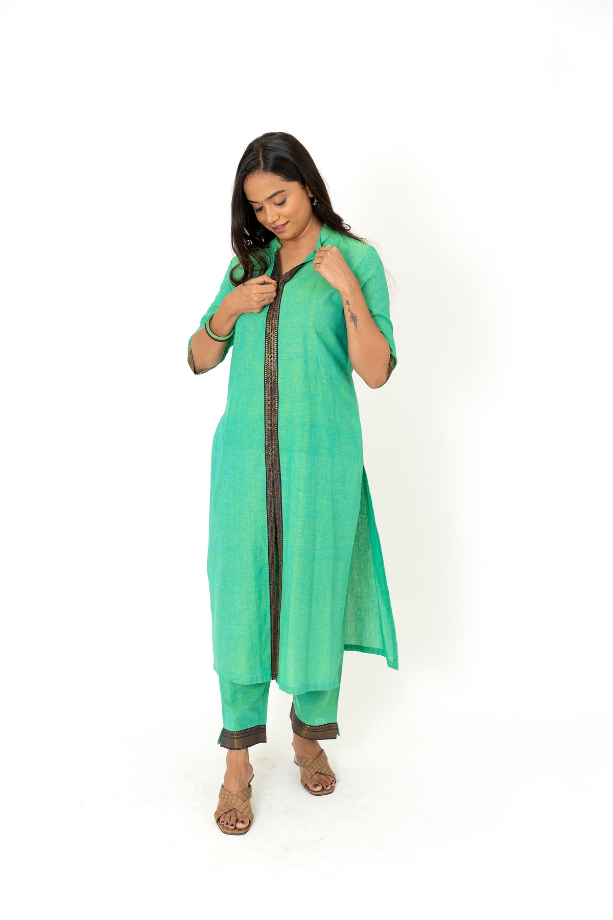 Parrot Green Suit Set - Maternity Wear