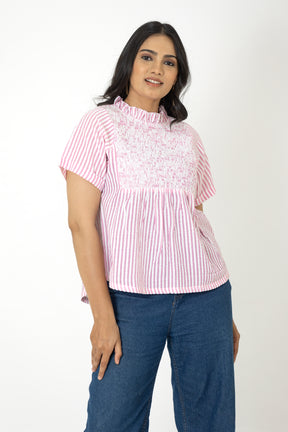 Pink Smock Top