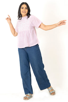 Pink Smock Top