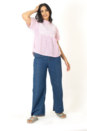 Pink Smock Top