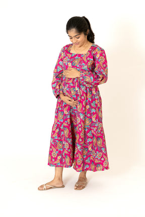 Pink Mango Dress - Maternity Wear