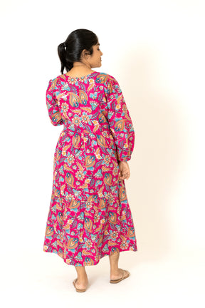 Pink Mango Dress - Maternity Wear