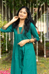 Peacock Blue Kurti Set