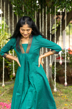 Peacock Blue Kurti Set