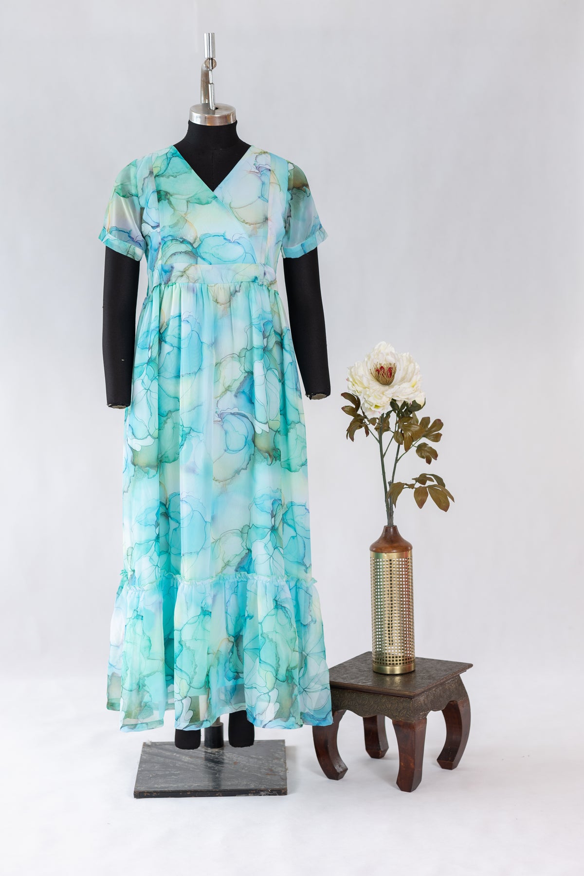 Blue Marble Maxi - Maternity Wear
