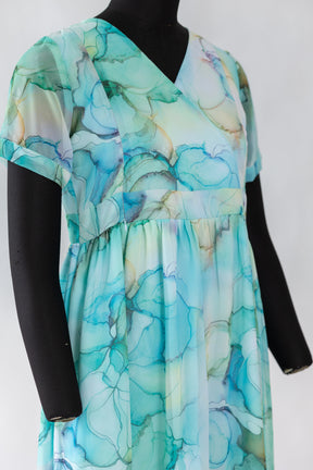 Blue Marble Maxi - Maternity Wear