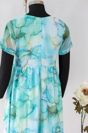 Blue Marble Maxi - Maternity Wear