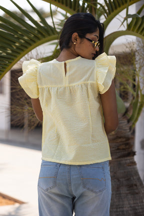 Yellow checks top