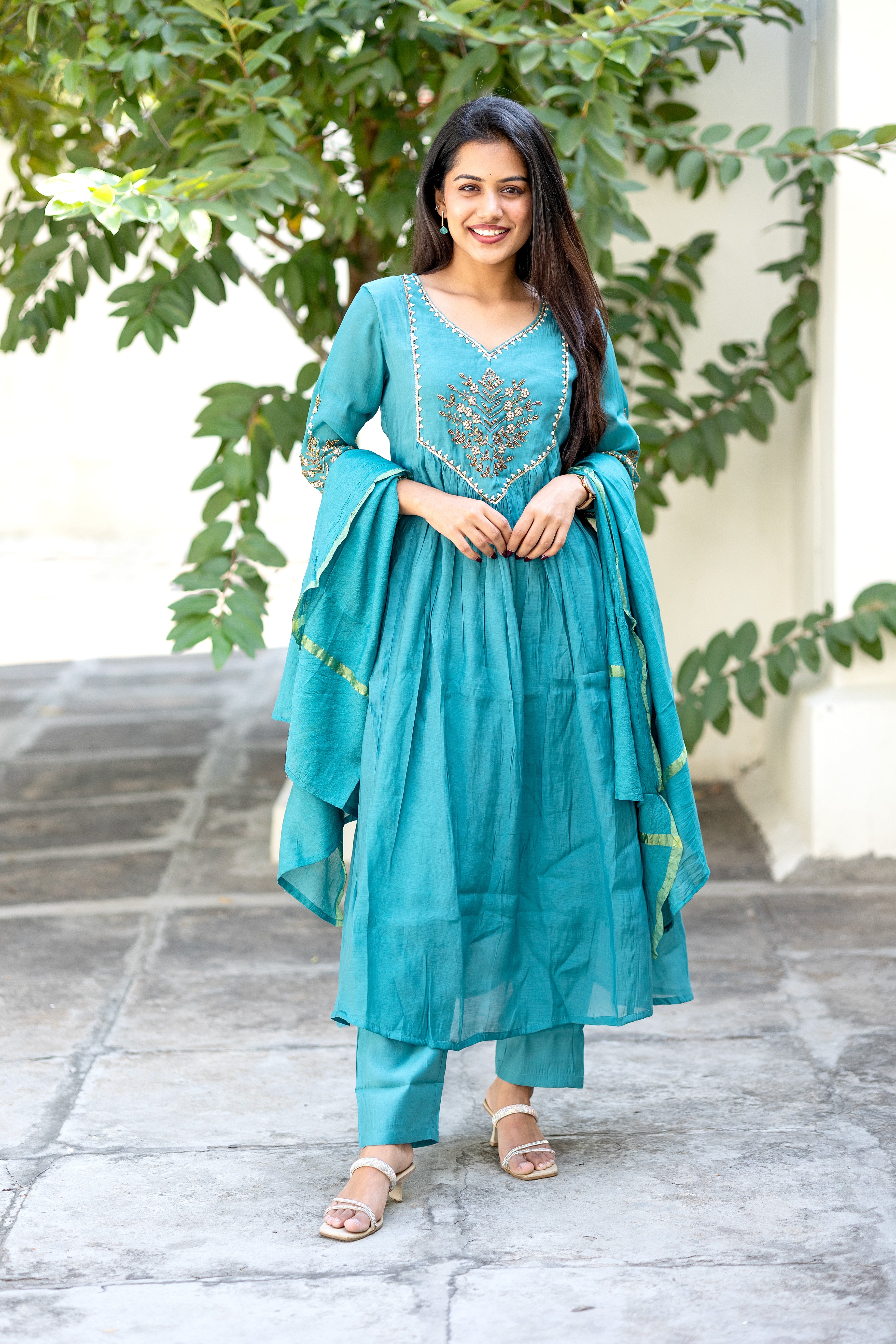Elegant blue