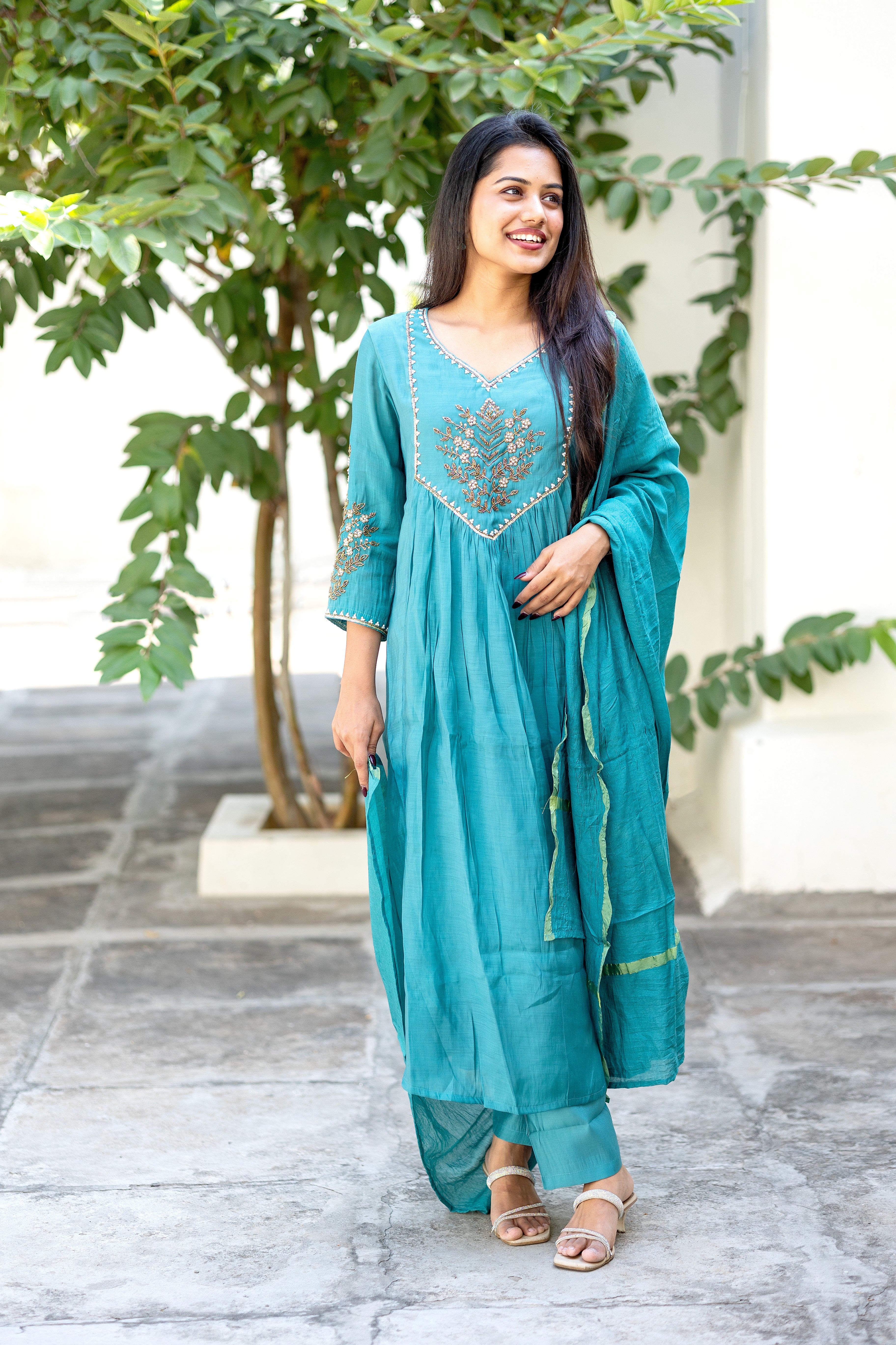 Elegant blue