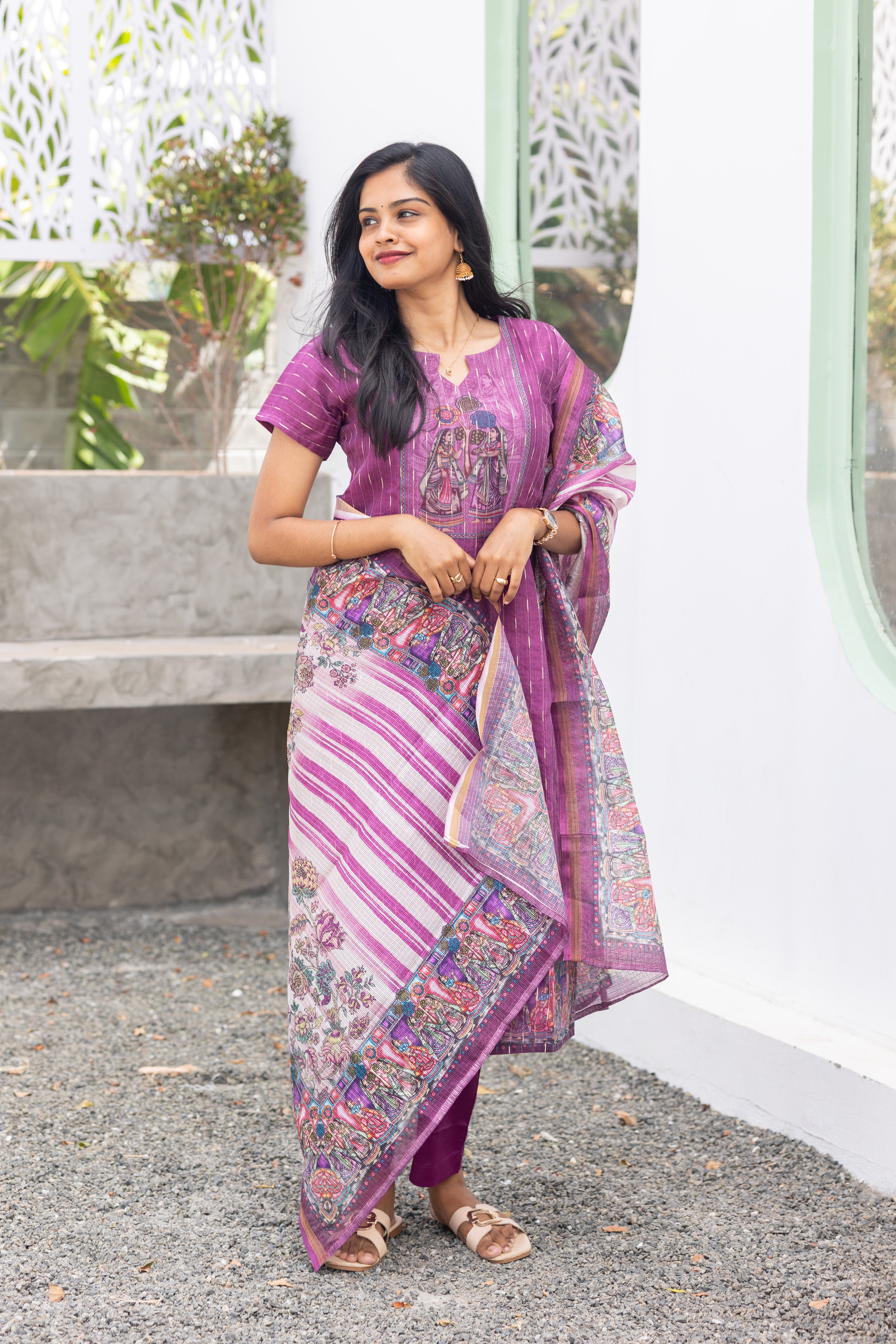 Plum madhubani