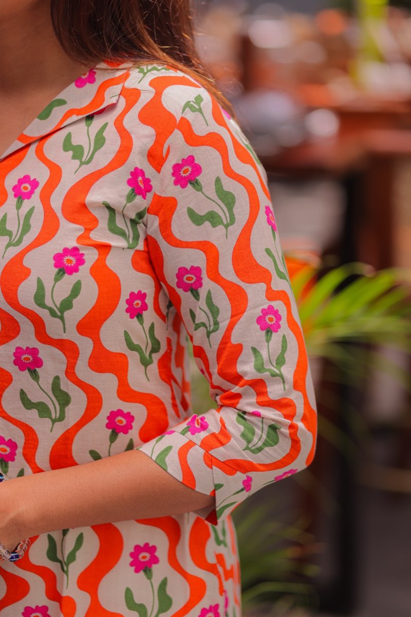 Orange kurti