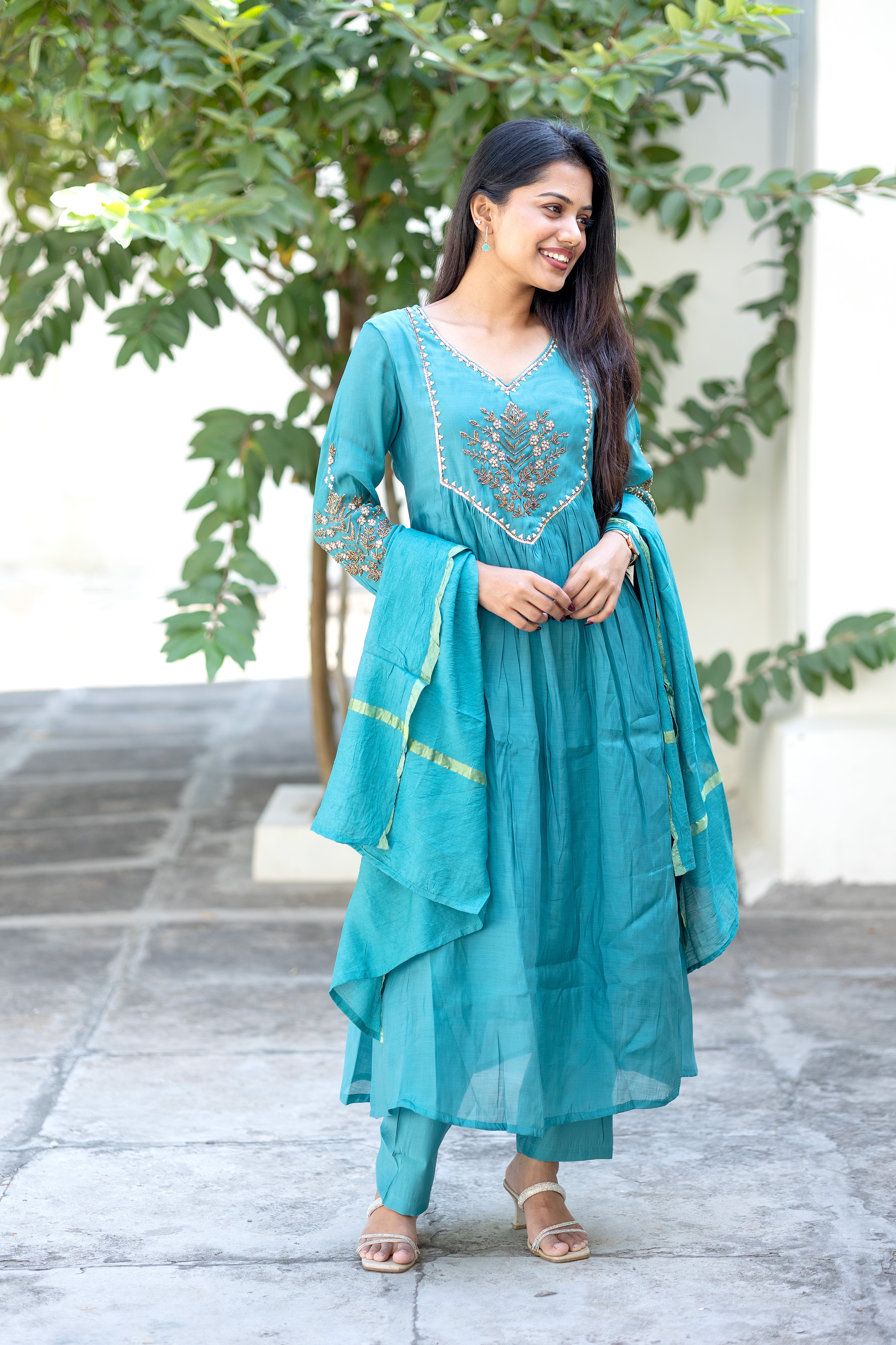 Elegant blue