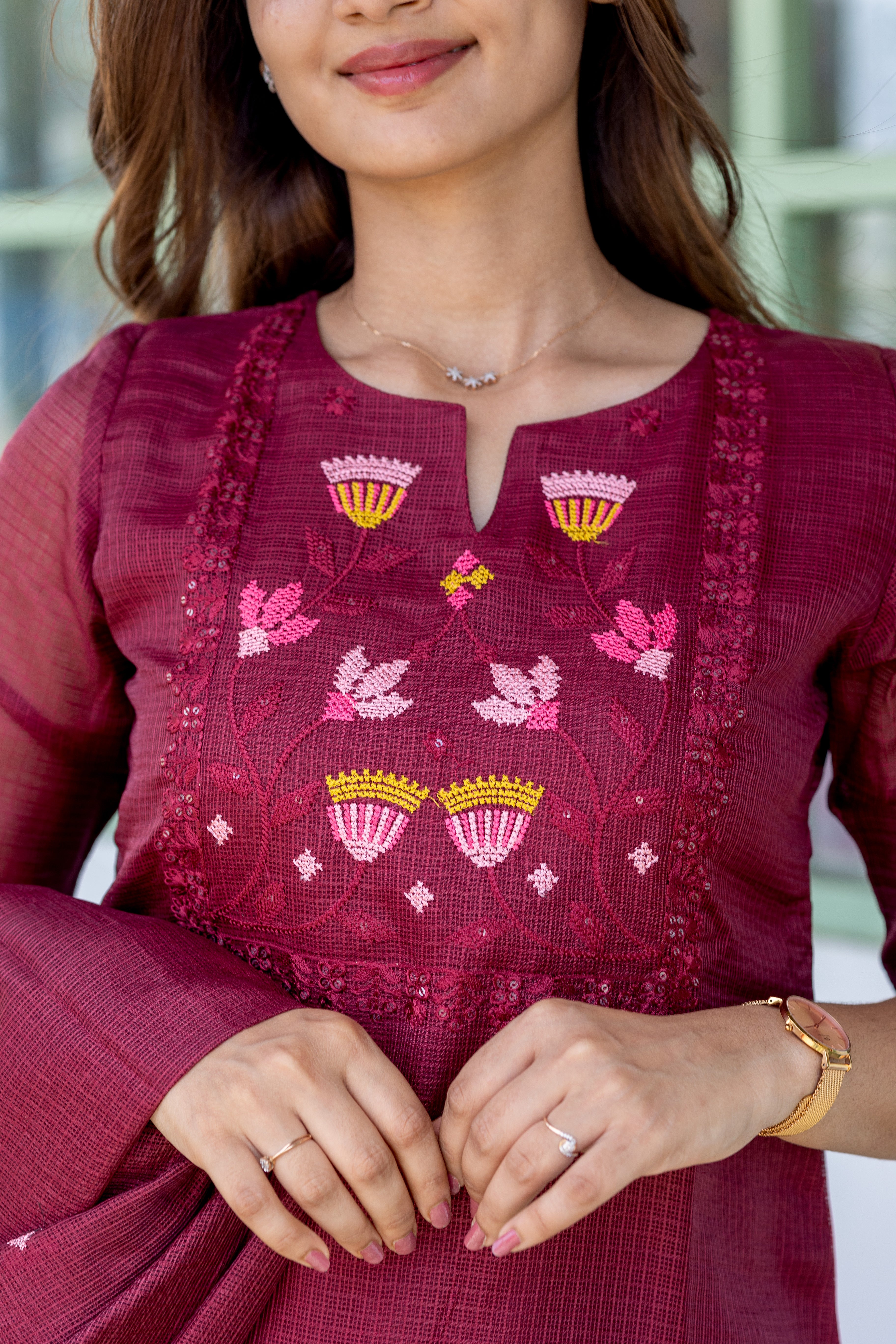 Berry embroidery