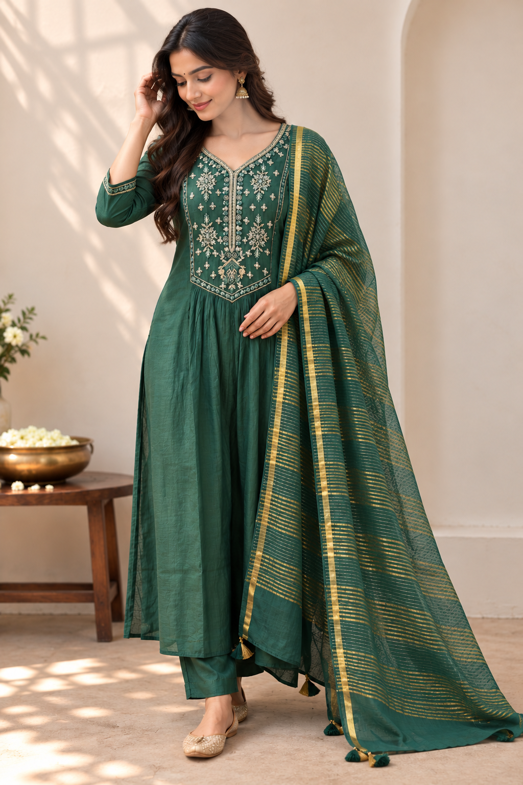 Bottle green set