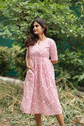 Pink Motif Dress