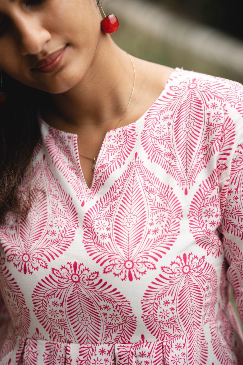 Pink Motif Dress