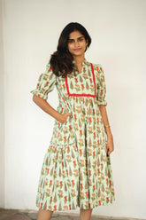 Moss Green Dress