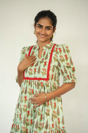 Moss Green Dress