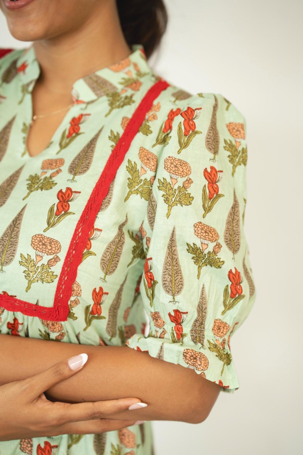 Moss Green Dress