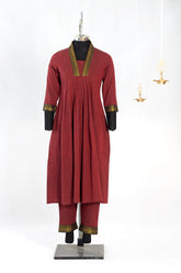 Maroon Kurti Set - Maternity Wear