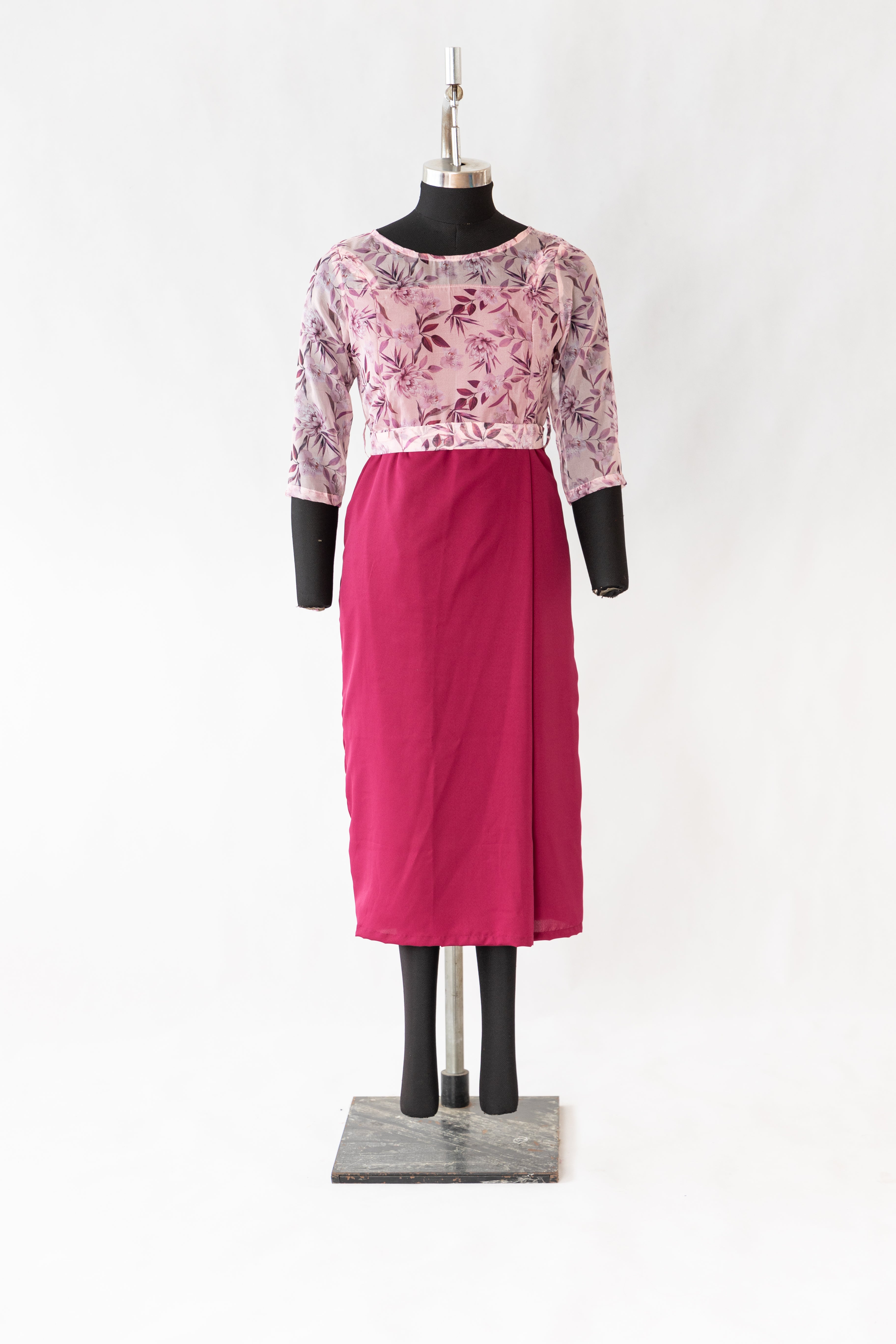 Organza Party Wear Dress - Maternity Wear